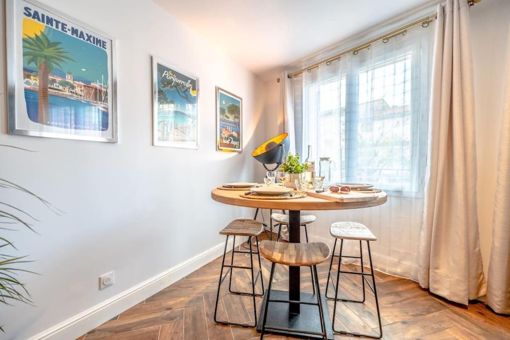 Superbe Appartement Neuf, Climatise Centre Village Le Plan-de-la-Tour Bagian luar foto
