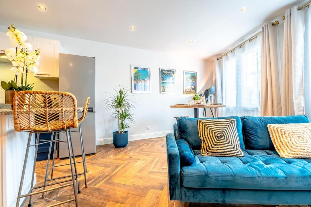 Superbe Appartement Neuf, Climatise Centre Village Le Plan-de-la-Tour Bagian luar foto